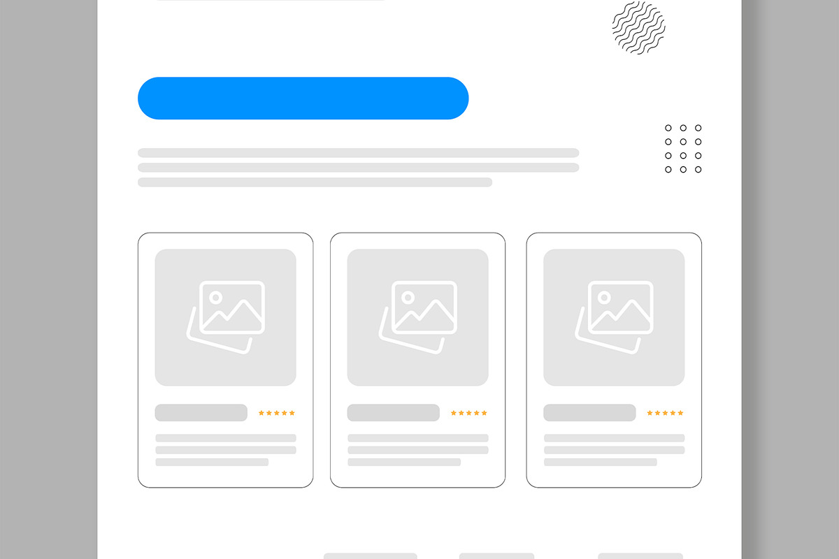 Wireframe Landing Page Layout, a Landing Page Template by ContestDesign (Photo 5 of 6)