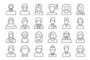 Modern Avatar Icons Pack, an Icon by Vector Portal (Thumbnail 5 of 5)