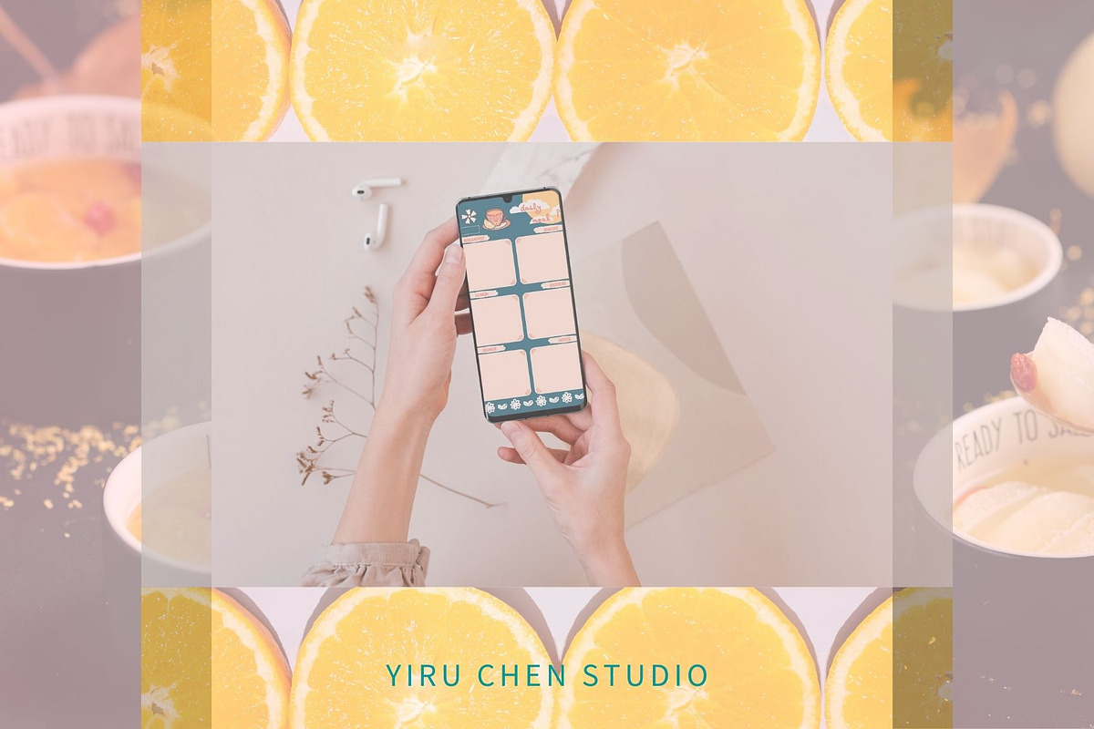 Meal & Grocery Planner Templates, a Stationery Template by Yiru Chen Studio (Photo 6 of 6)