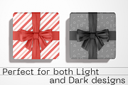 Gift Box Mockup with Ribbon, a Packaging Mockup by Mockupdaddy (Thumbnail 6 of 6)