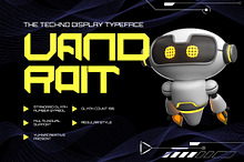 Vandroit - Techno Display Font