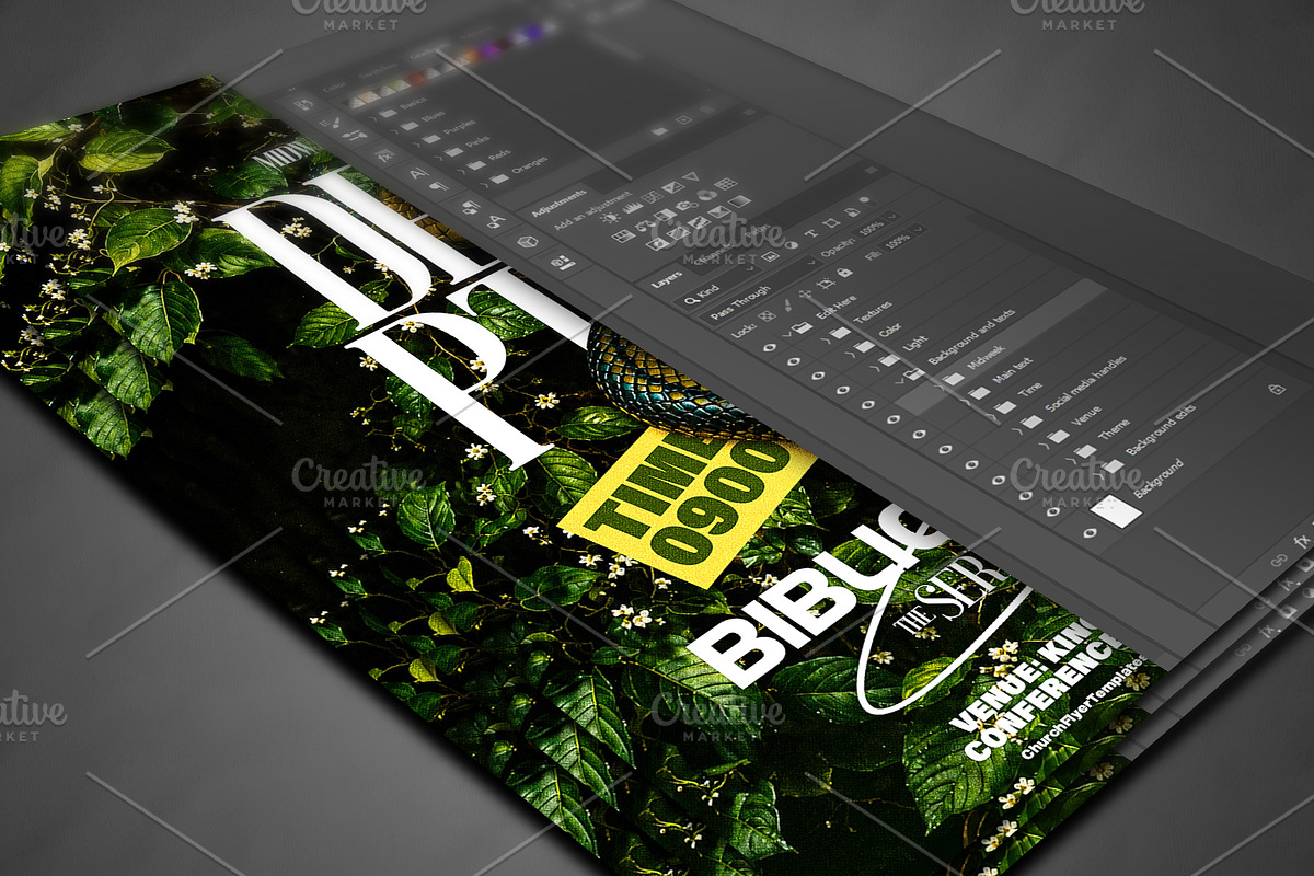 Adam and Evil Church Flyer Template, a Social Media Template by church flyer templates (Photo 12 of 12)