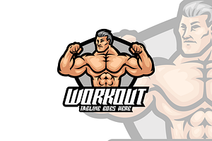 Workout Sport Logo Design., a Branding & Logo Template by VectorCraft