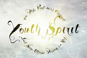 Youth Spirit Font By VTKS