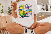 Too Fabulous Funny Parakeet Coffee, a Seasonal Illustration by Canvas Craft (Thumbnail 2 of 6)