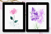 Watercolor Procreate Brushes, a Brush Add-On by Angela Roze (Thumbnail 4 of 12)