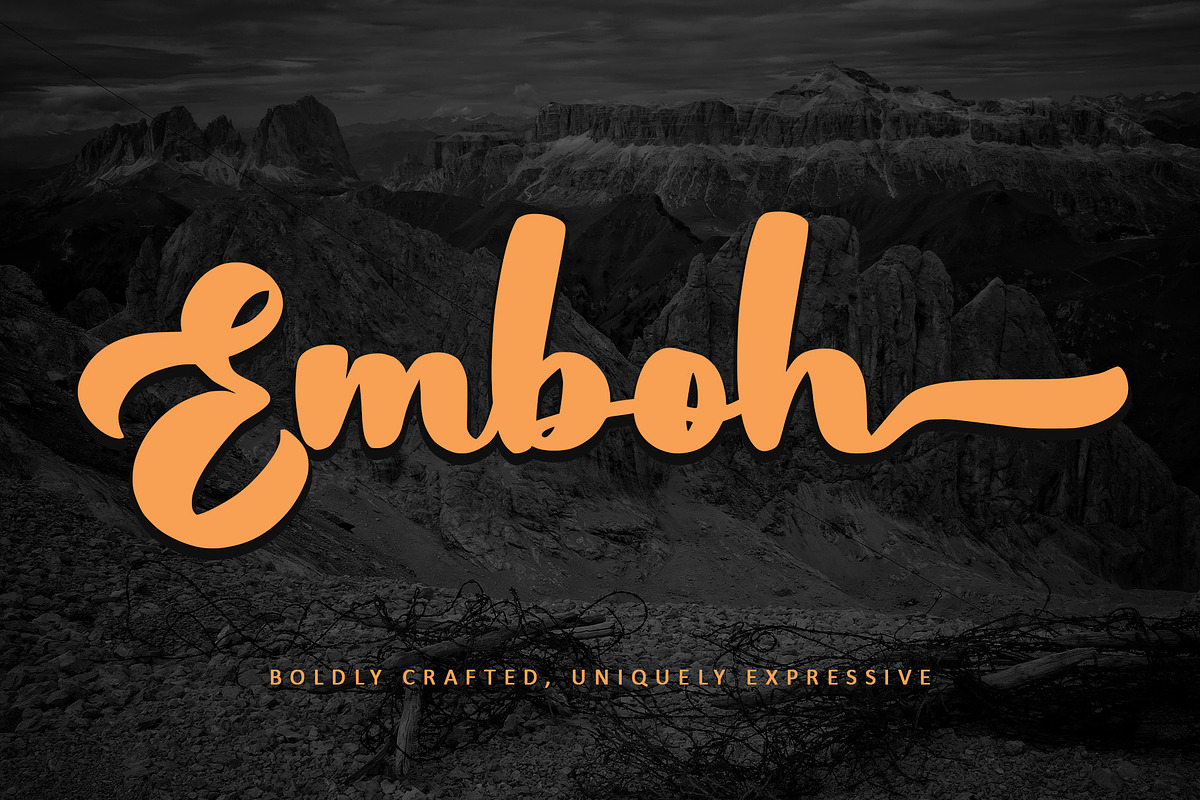 Emboh, a Handwritten Font by Letterara (Photo 1 of 12)