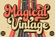 Magical Vintage, a Script Font by GloowStudio (Thumbnail 1 of 12)