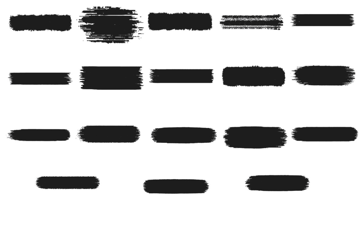 Paint Brush Swatches Set 4 Procreate, a Brush Add-On by Disasterology Ink (Photo 6 of 10)