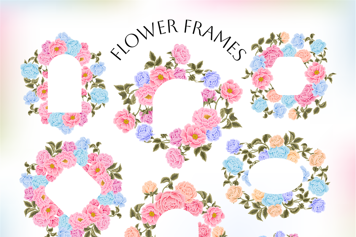 DELICATE BEAUTY - Soft Floral Set, an Object Illustration by Artflorara (Photo 6 of 16)