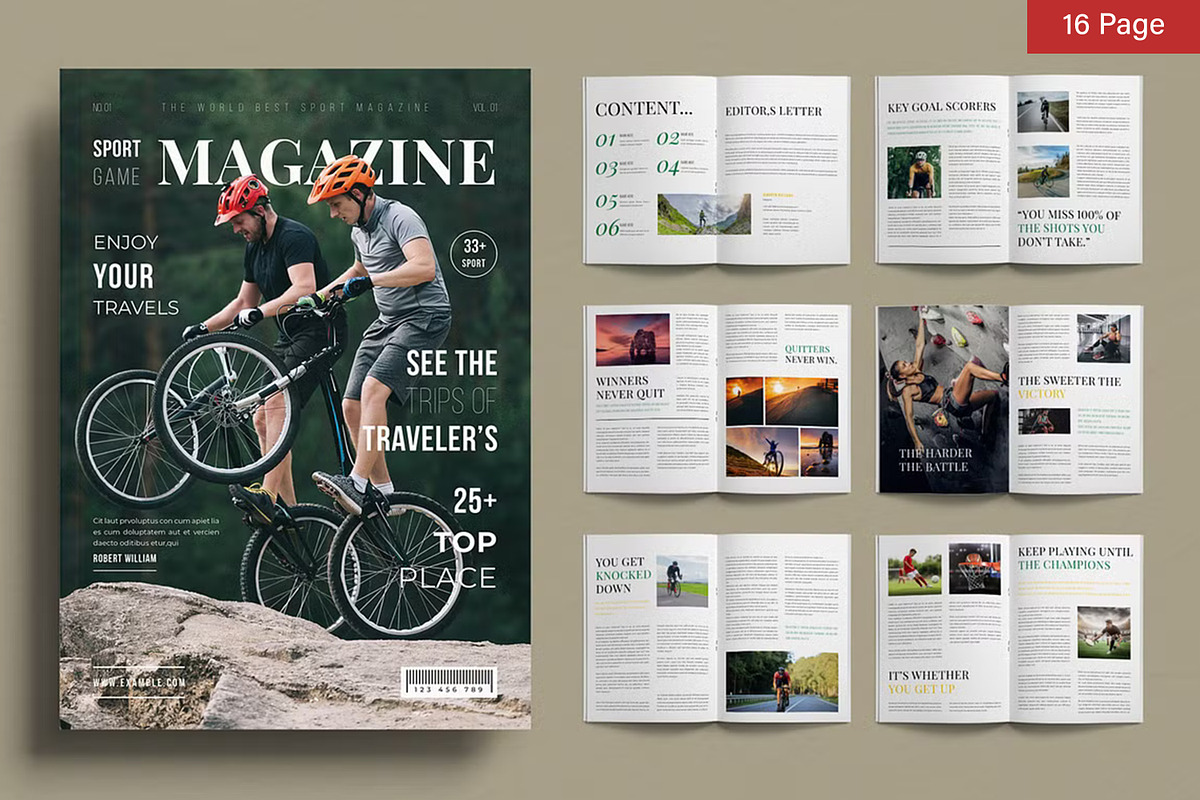 Magazine Bundle, a Magazine Template by ContestDesign (Photo 9 of 84)