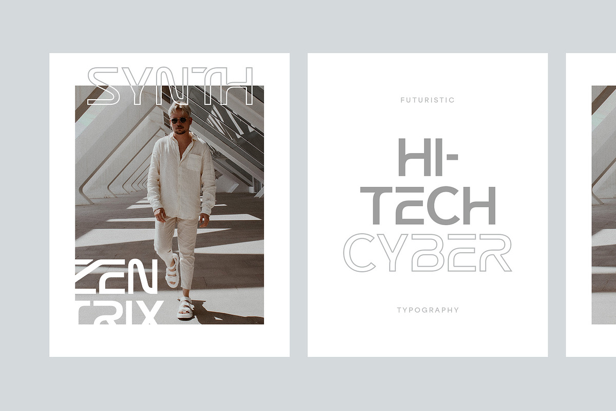 Nevera - A Modern Futuristic Font, a Sans Serif Font by Almeera Std (Photo 8 of 11)