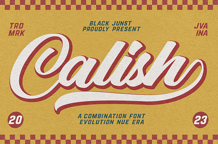 Calish Script, a Script Font by Black Junst