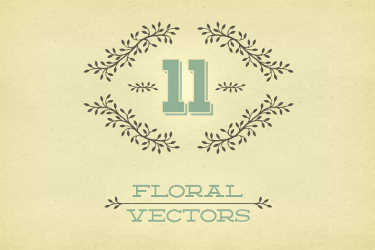 Floral Vector Pack 4