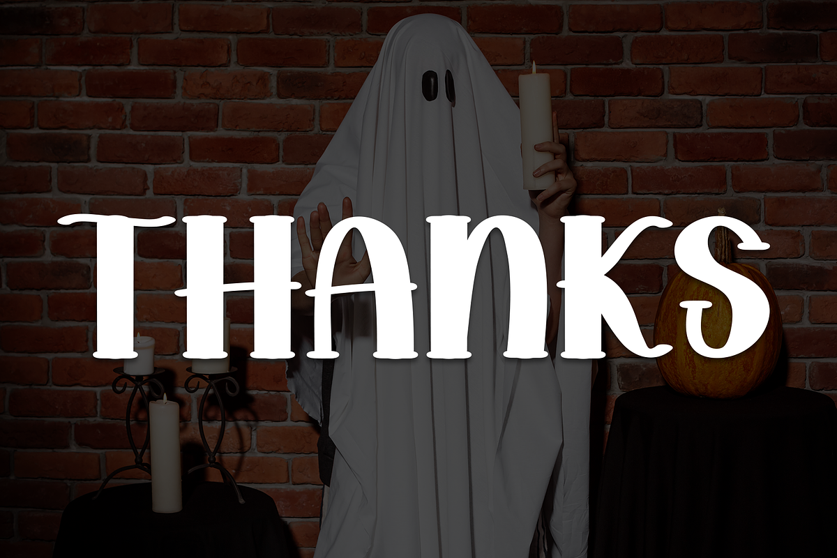Ghost Christmas | Script Font, a Script Font by Scratchones (Photo 9 of 9)