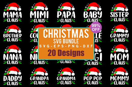Christmas SVG Bundle Quotes Print