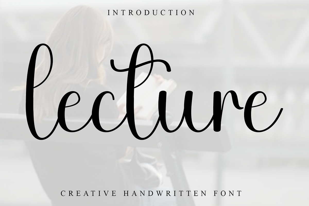 Lecture, a Handwritten Font by InermediaSTUDIO (Photo 1 of 8)