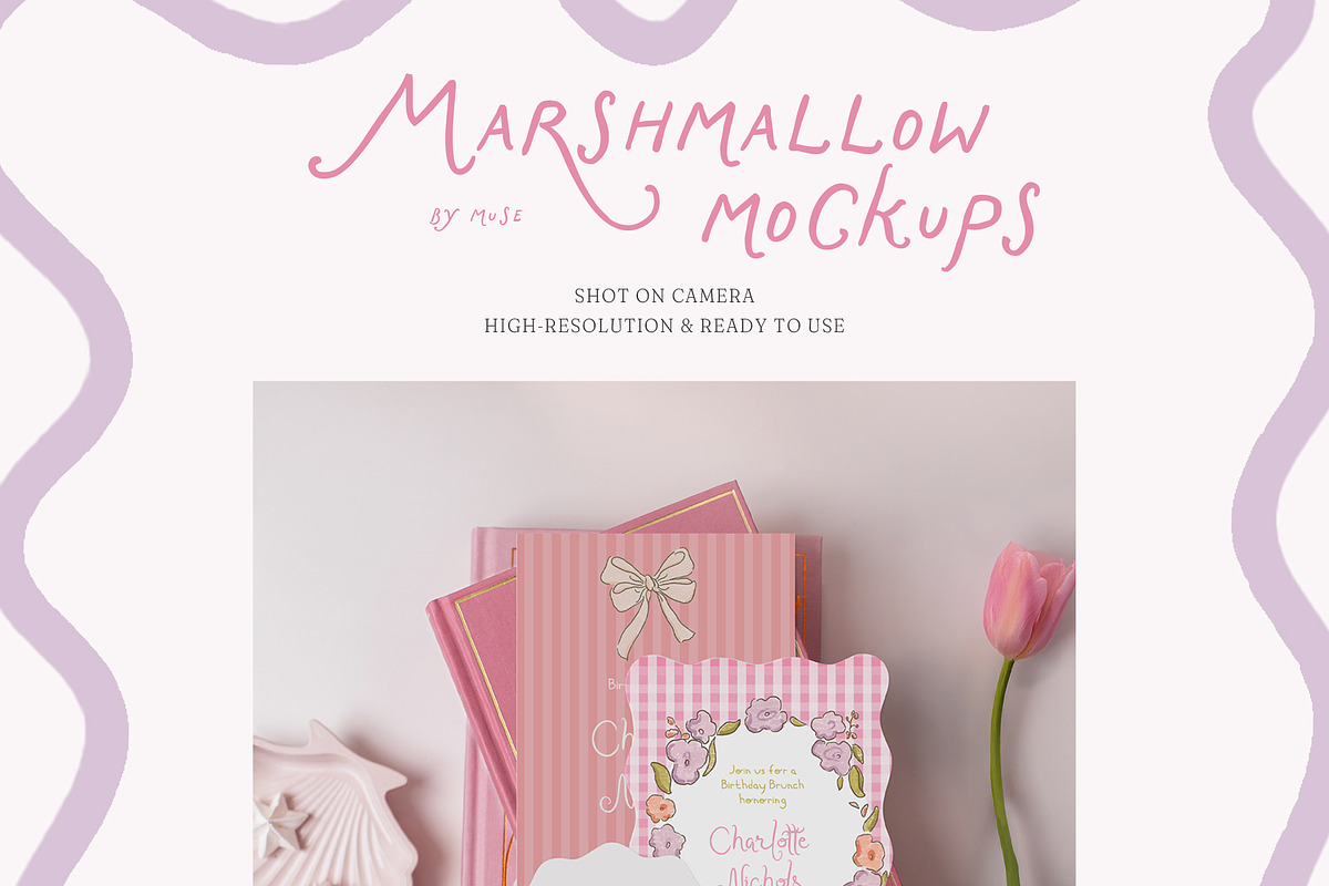 Marshmallow Frame & Card Mockups, a Product Mockup by Muse Mockups (Photo 3 of 13)