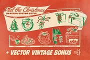 Retro Christmas Design Kit, a Seasonal Illustration by Retro Machine (Thumbnail 16 of 17)