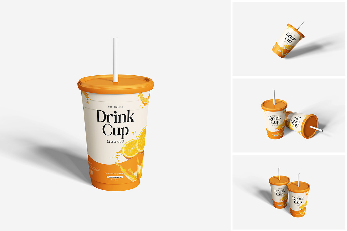 Drink Cup Mockup, a Product Mockup by MrLetters (Photo 1 of 5)