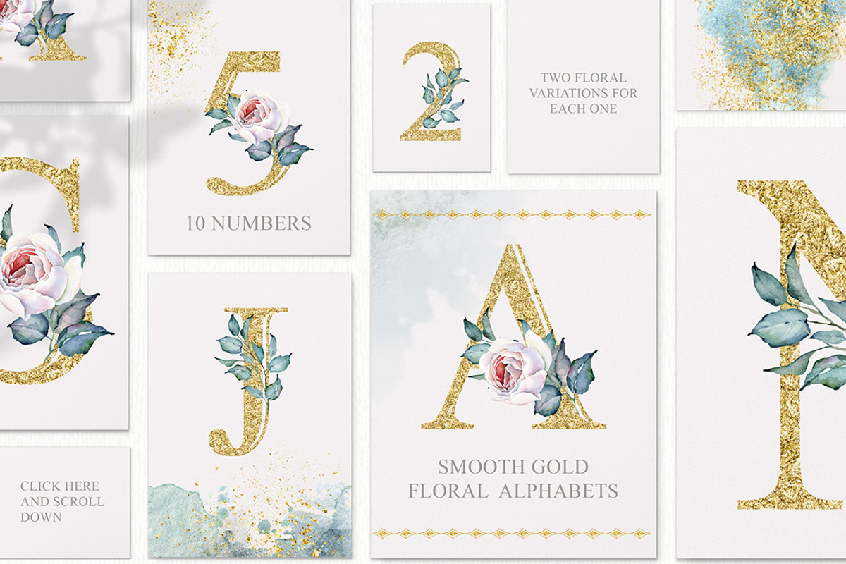 Watercolor Improvisation+Alphabets, a Texture Illustration by Eva Katerina (Photo 12 of 19)