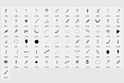 Modern botanical Photoshop brushes, a Brush Add-On by Little Bean (Thumbnail 8 of 8)