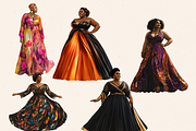 PLUS SIZE DIVAS AFRICAN AMERICAN, a Person Illustration by Daring Digies (Thumbnail 5 of 11)