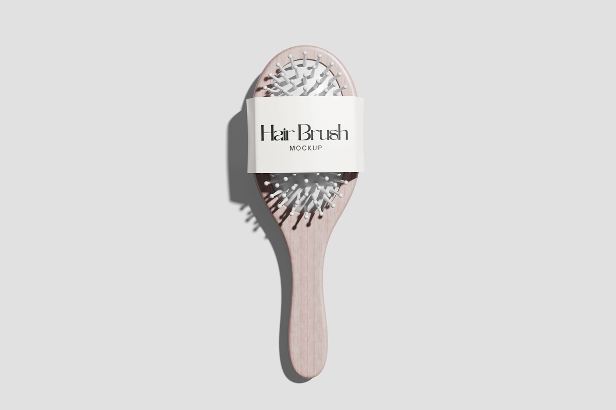 Hair Brush Mockup, a Packaging Mockup by Hazzpro_Std (Photo 5 of 5)