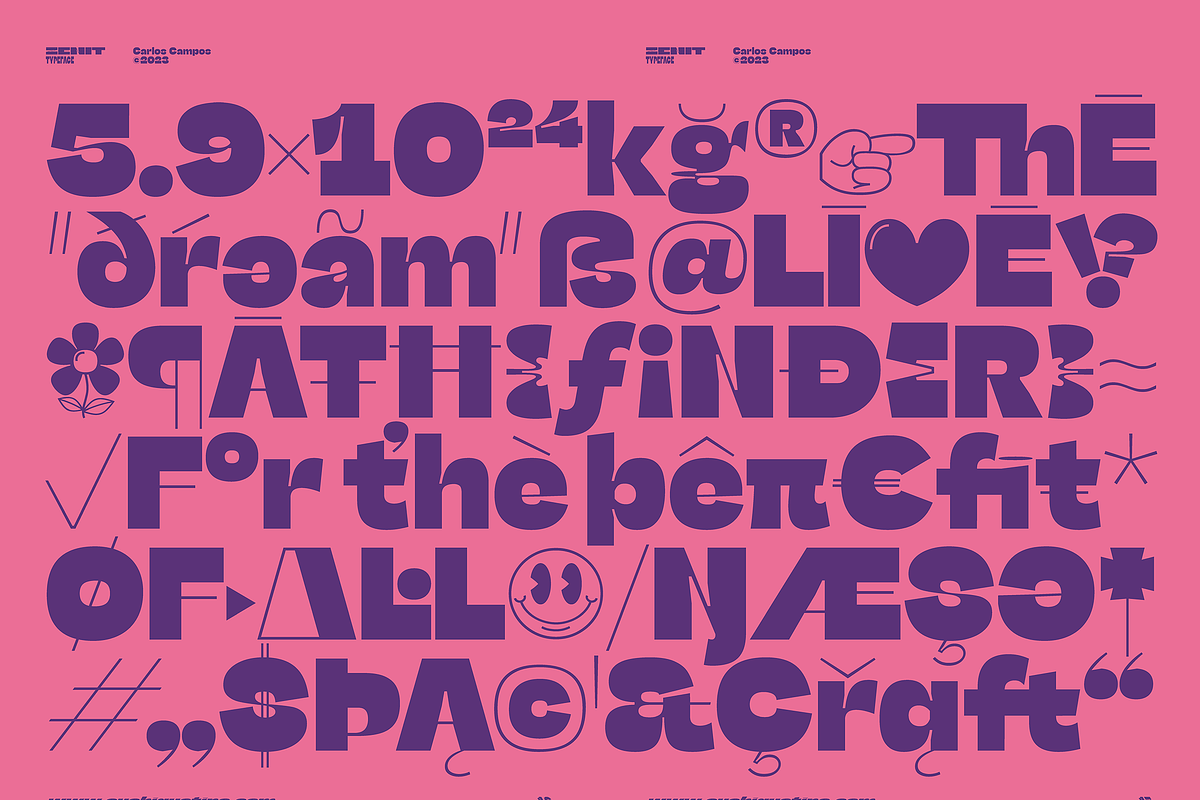 Zenit Font, a Sans Serif Font by Cuchi, qué Tipo! Foundry (Photo 8 of 12)