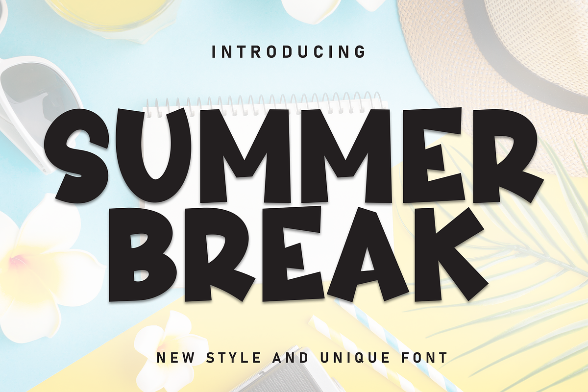 Summer Break | Script Font, a Script Font by Scratchones (Photo 1 of 8)