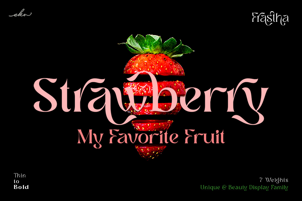 Frastha - Unique Display Serif Font, a Font by Ekahermawan (Photo 14 of 15)