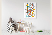 Funny Numbers, a Decorative Illustration by Polanika (Thumbnail 2 of 4)