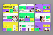 Green Company Profiles Google Slide, a Presentation Template by graphicook (Thumbnail 2 of 5)