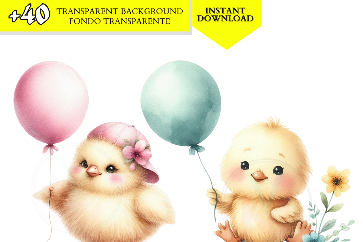 Cute Chick Clipart Chicken Baby png, an Animal Illustration by VM PARTYS  BY TAIRUMA (Photo 6 of 10)