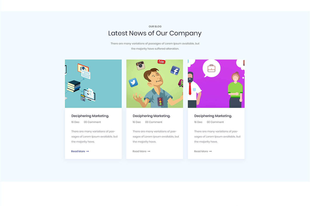 Hifi Hosting- Web Template PSD, a Templates & Theme by Themeix (Photo 3 of 5)