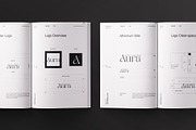AURA | Brand Guidelines Template, a Brochure Template by ArtisanaAura (Thumbnail 6 of 20)