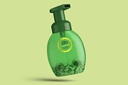Foaming Soap Dispenser Bottle Mockup, a Cups & Container Mockup by Digitalphaser (Thumbnail 6 of 8)