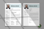 Modern Resume CV Template Letter, a Resume Template by PixelStudio (Thumbnail 7 of 7)