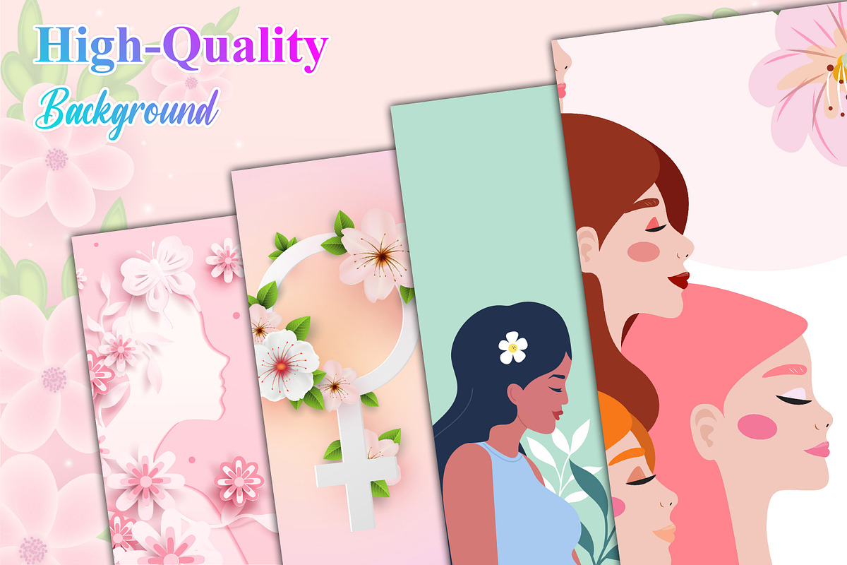 Womens Day Background, a Background Graphic by Digital Studio (Photo 6 of 6)