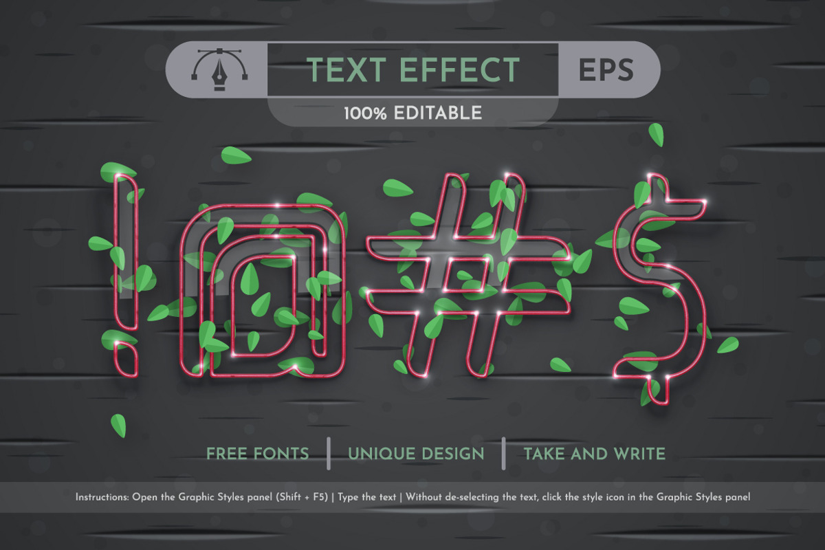 love Editable Text Effect, a Layer Style Add-On by rwgusev (Photo 7 of 7)