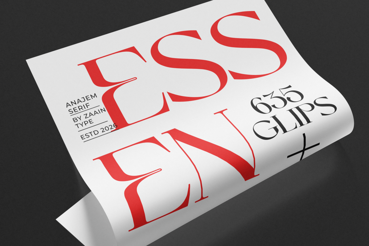 Anajem Serif, a Serif Font by zaaintype (Photo 3 of 11)