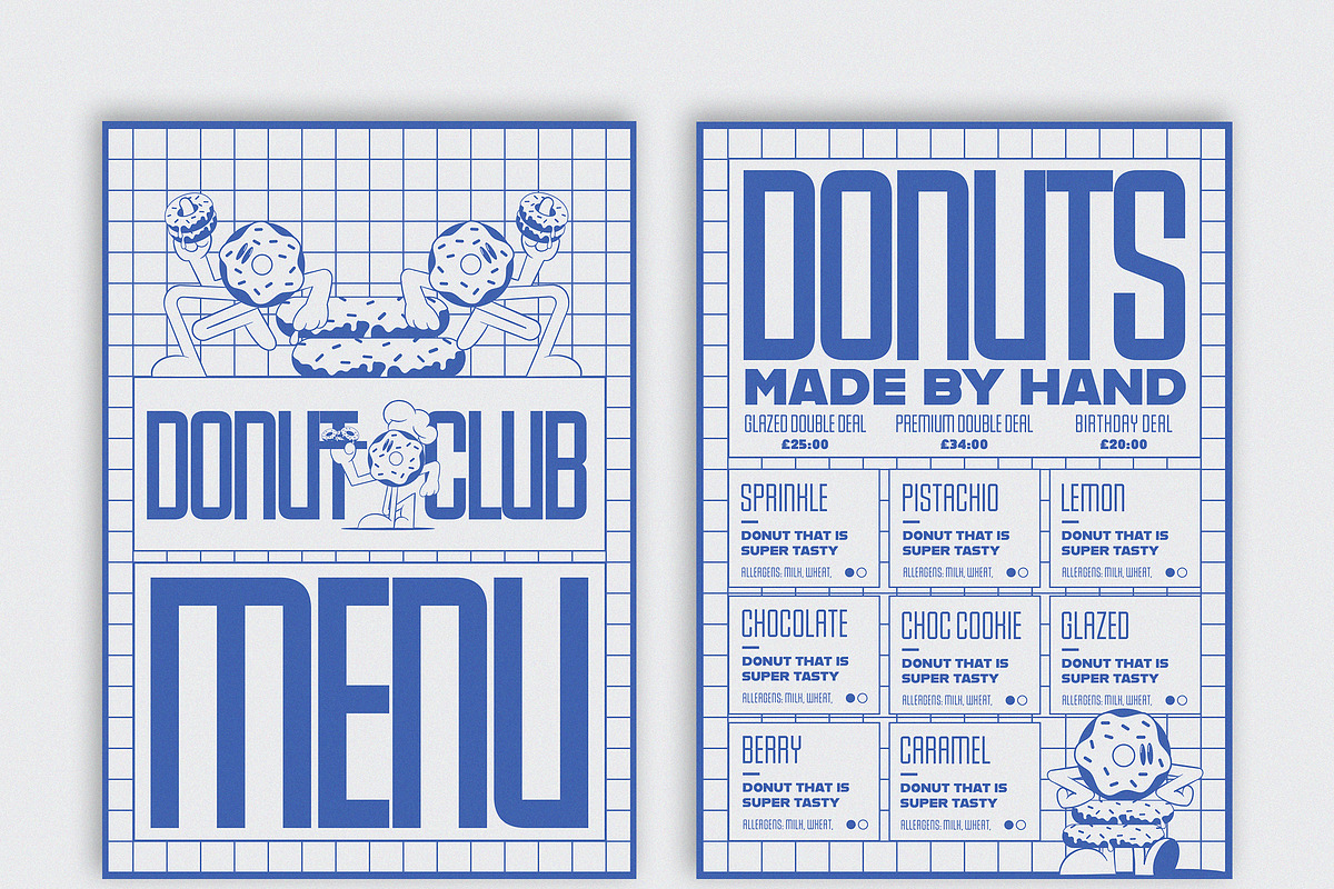 Ocean Bistro Menu Template, a Social Media Template by wavebreak (Photo 1 of 2)