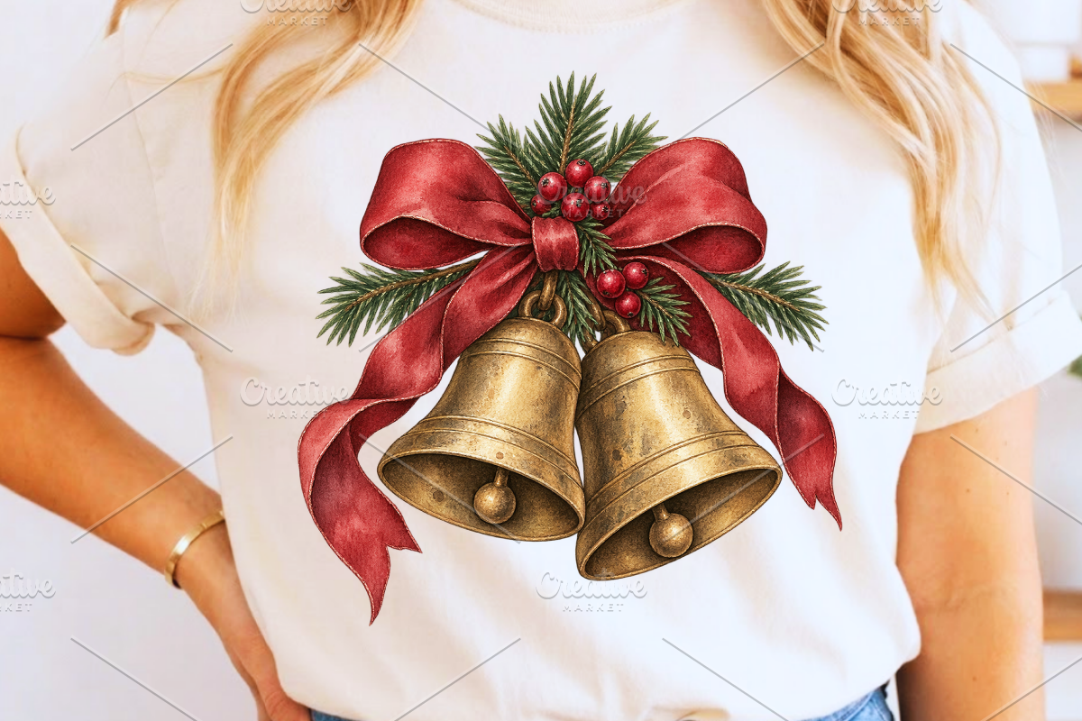 Cute Christmas Decor Cliparts Vol-2, a Seasonal Illustration by Ink Gallery (Photo 9 of 9)