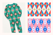 Neo Circus Seamless Pattern, a Pattern Graphic by Firowerk (Thumbnail 3 of 7)