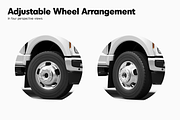 Pickup Truck Mockup 15, a Product Mockup by Mockupix (Thumbnail 3 of 12)