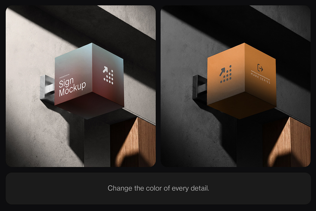 Wayfinding & Signage Mockups, an Advertising Mockup by Mockup Cloud (Photo 4 of 19)