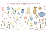 Herbal tea clipart and patterns, a Pattern Graphic by Anna Druzhkova (Thumbnail 2 of 15)