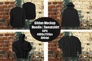 Apparel Mockup Bundle Gildan Hoodie