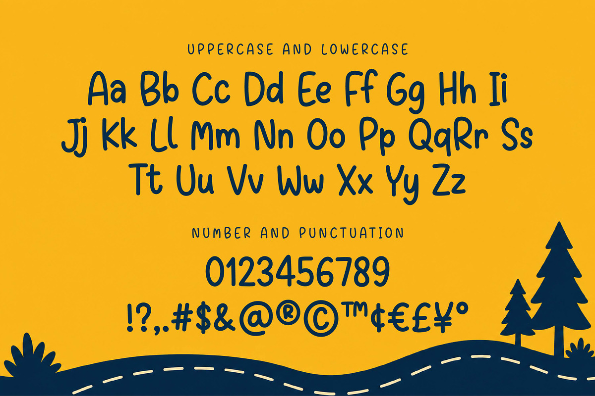 Bana Journey - Playful Handmade Font, a Handwritten Font by Gumrega Studio (Photo 7 of 8)