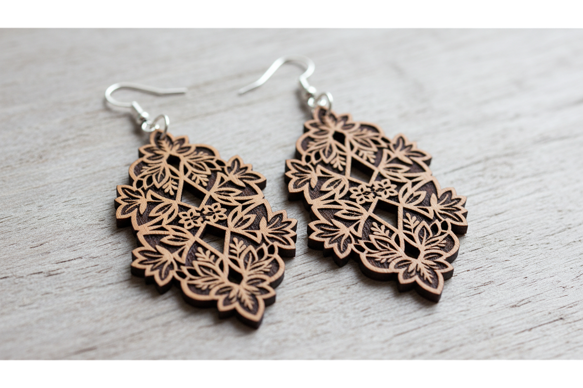 Decorative Earring SVG Pack, a Graphic by hafijul (Photo 8 of 11)